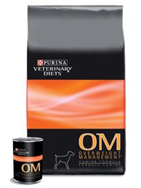 Purina Veterinary Diets Canine OM Overweight Management Dry Dog Food 18 lb bag Purina Veterinary Diets Canine OM Overweight Management Dry Dog Food 18 lb bag