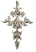 BICO AUSTRALIA JEWELRY (E142) FITCHEE CROSS - FAITH CUTS INTO THE SOULD - Comes with a Generic 18 inch (to 20in) Adjustable 4mm Black Rubber Necklace.
