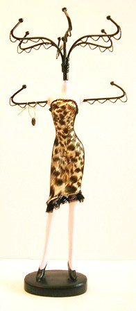 Gold Anima Strapless Dress Mannequin Jewelry Organizer