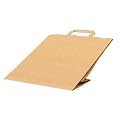 50 Papiertragetasche Tragetaschen braun Papier 1 Glasbeutel