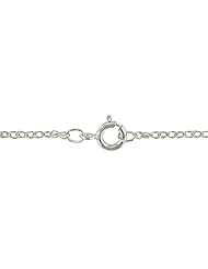 10k White Gold 1/8ct TDW Diamond Heart Necklace