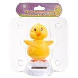 4" Plastic Solar-Powered Dancing Chick