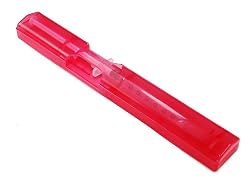 Single Syringe 1 Piece Case Color Transparent Red