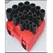 Sunex 4684 3/4-Inch Drive Heavy Duty Metric Impact Socket Set, 17-Piece