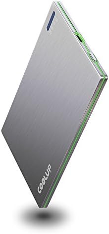 2015 new! Coolup Slim One 2000mAh Air Portable Charger external battery charger Power Bank (only 4.5mm, Unibody Aluminum Housing), for iPhone 6 Plus 5s 5c 5 4S (Apple adapters not included), Samsung Galaxy S5 S4 S3 Note 3, 4, LG Volt G3 Optimus Realm, Nexus 4 6, HTC One M8 M7 Desire 816 and Other Smartphones (Silver)
