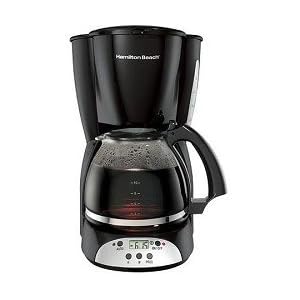 Hamilton Beach 12 Cup Programmable Coffeemaker Black