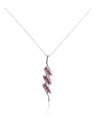 0.54 Carat Genuine Ruby 925 Sterling Silver Pendant
