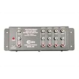 C2G / Cables to Go 41066 4-Output RCA Audio/Video Distribution Amplifier (Black)