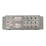 Cables To Go 41066 4-Output RCA Audio/Video Distribution Amplifier (Black)