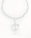 Sterling Silver Justice Scale and Diamond Cut Rope Chain Bracelet in Fancy Gift Box with Free Shipping