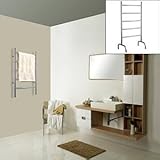 present Ancona Electric Comfort Combo Towel Warmer and Drying Rack Floor or Wall Mountable