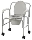 Commodes Aluminum Wheeled Commode