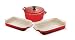 Le Creuset 3 Piece Set, Cerise