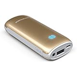 RAVPower® 6000mAh Externer Akku Pack Zusatzakku Power Bank für Smartphones und Tablets, gold