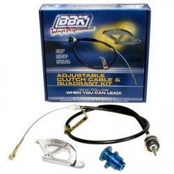 BBK 16095 Adjustable Clutch Cable/Aluminum Quadrant and Firewall Adjuster Kit for Ford Mustang GT/Cobra