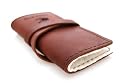 Genuine Leather Book of Flies (Fly Keeper) - Made in the USA, Saddle
