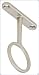 Closet Rod Center Support - Matte Nickel