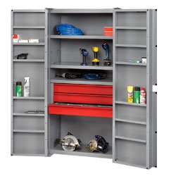 RELIUS SOLUTIONS Four-Shelf Combination - Gray