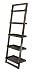 Winsome Wood Bailey Leaning 5-Tier Shelving Unit, Black