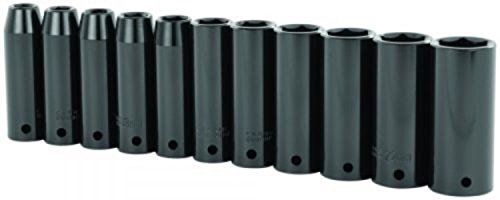 1/2-Inch Drive Metric Deep Impact Socket Set 11 Piece , New Free Shipping