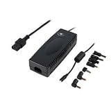 Ex-Pro 120w Universal Laptop Notebook power supply AC adapter with selectable input voltage for worldwide use. 150w -240v AC 50/60hz output voltage (15v to 20v - 6amp max), (22v to 24v - 5amp max) - Selectable Voltage - 150w . Covers a wide range of laptops coming with 6 detachable common adapters for Compaq, Toshiba, Dell, HP, IBM, Gateway, Sharp & Acer Laptops - check your voltage & amp type.