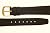 Men's Leather Watchband Black 18mm Watch Band from JP Leatherworks