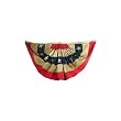 USA 3ft x 6ft Cotton Pleated Fan by Elizabeth Ross