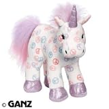 Webkinz Peace Unicorn + Webkinz Bookmark - New with Sealed Tag and Unused Code