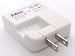 プロテック P-2WAY USB2基搭載ACアダプター PD-2WH ホワイト 【iPod nano 5G/iPhone 3G,3GS他/iPod各種/ゲーム機/携帯】