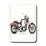 Light Switch Cover Picturing Picturing Harley-Davidson Motorcycle - single toggle switch