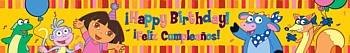 Dora the Explorer Birthday Banner