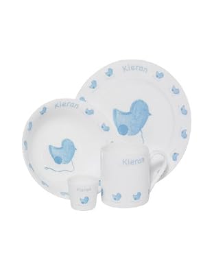 Personalised breakfast set - blue
