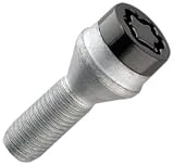 Produkt-Bild: McGard 27222 SUB Radsicherungsbolzen schwarz M14x1.5, Kegelsitz, Schaftl&auml;nge 28,5mm, SW17
