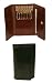 Hand Stained Italian Leather Key Holder Case /w 6 hooks