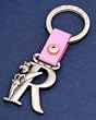 Tinker Bell Letter R Pewter Key Chain