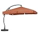Sun Garden Ampelschirm 3,2x3,2m eckig rot