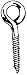 ACE 02-3463-401 H.B. IVES LAG THREAD EYEBOLT (Pack of 5)