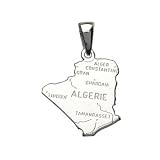 1001 Bijoux - Pendentif carte alg�rie