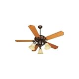 Craftmade BC52-B552S-D04-LK35CFL-AG Barcelona 52 Oak Blades