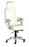 Bentley High Back Soft Feel Leather Cream Office Chair