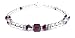 January Birthstone Garnet Sterling Silver title=