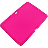 Silicone Skin Cover for Samsung Galaxy Tab 10.1 (GT-P7510), Hot Pink