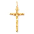 14k INRI Crucifix Pendant