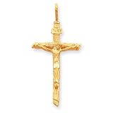 14k INRI Crucifix Pendant