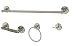 Ultra Hardware 27534 Nassau 4-Piece Bath Accessory Set, Satin Nickel