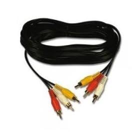 Belkin Gold Series Audio Cable, Triple Phono to RCA Cable (Red/White/Yellow) 3m