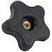 WOODRIVER Knob Five Star with Through Hole 5/16