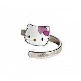 Hello Kitty - K22008F - Bague Fille - Argent 925/1000 - Fushia