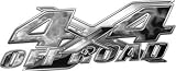 Full Color 4x4 Offroad Truck Decals in Inferno Gray Flames
