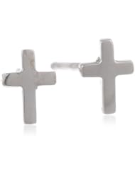 Adina Reyter Tiny Cross Post Earrings